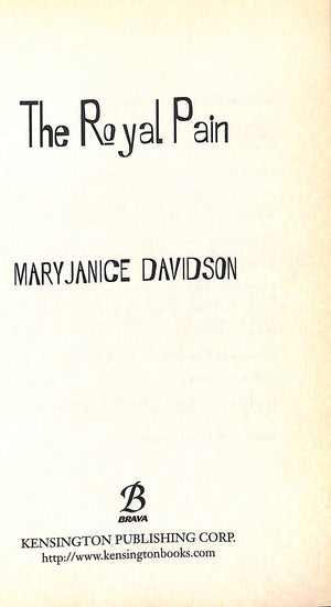 "The Royal Pain" 2005 DAVIDSON, Mary Janice