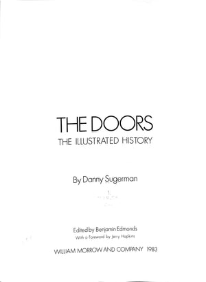"The Doors: The Illustrated History" 1983 SUGARMAN, Danny