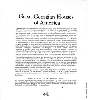 "Great Georgian Houses Of America Vol. I" 1970