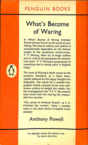 "What's Become Of Waring" 1962 POWELL, Anthony