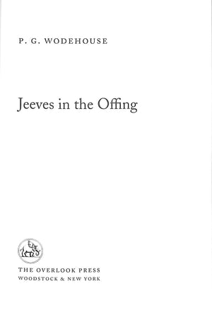 "Jeeves In The Offing" 2002 WODEHOUSE, P.G.