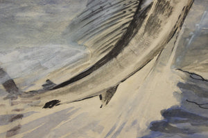 "Leaping Swordfish" Watercolor