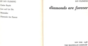 "Diamonds Are Forever" 1956 FLEMING, Ian