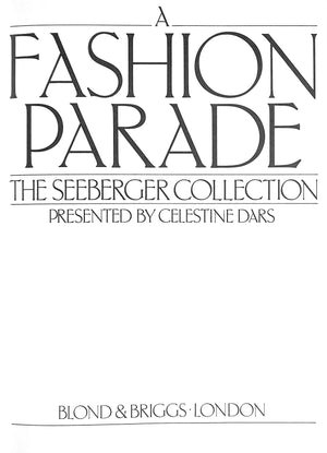 "A Fashion Parade: The Seeberger Collection" 1979 DARS, Celestine