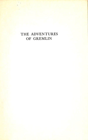 "The Adventures Of Gremlin" JONES, DuPre