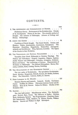 "From The Greeks To Darwin: An Outline Of The Development Of The Evolution Idea" 1924 OSBORN, Henry Fairfield