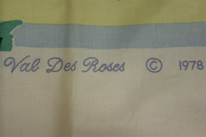 "Brunschwig & Fils c1978 'Vale Des Roses' Glazed Chintz Fabric"