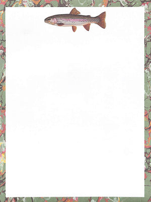 Box Set x 17 Trout Printed Sheets/ 9 Plain & 17 Envelopes
