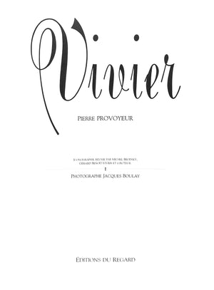 "Vivier" 1991 PROVOYEUR, Pierre