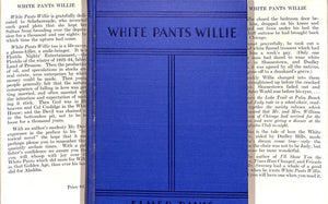 "White Pants Willie" 1932 DAVIS, Elmer