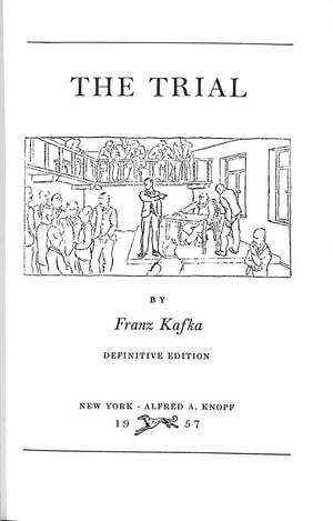 "The Trial" 1957 KAFKA, Franz (SOLD)