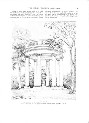"The Smaller Houses And Gardens Of Versailles 1680-1815" 1926 FRENCH, Leigh Jr. and EBERLEIN, Harold Donaldson