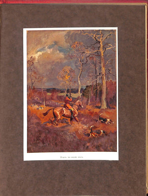 "Hunting The Fox" 1925 VERNEY, Richard Greville