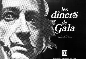 "Dali: Les Diners De Gala" 1973 MOORE, Captain J. Peter [translated by]