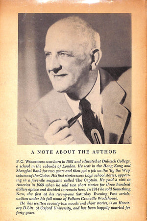 "The Return Of Jeeves" 1954 WODEHOUSE, P.G.
