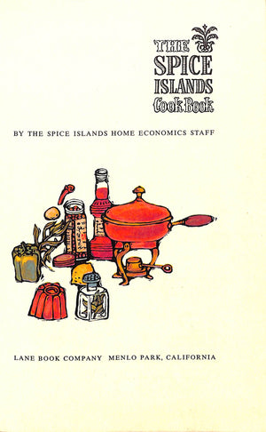 "The Spice Islands Cook Book" 1961