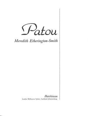 "Patou" 1983 ETHERINGTON-SMITH, Meredith