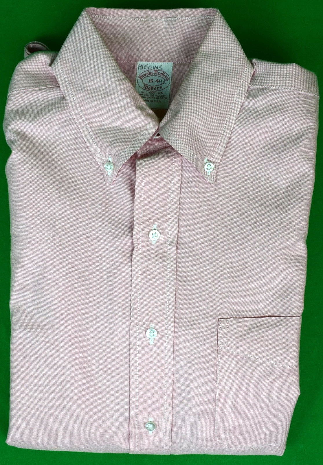 Brooks Brothers Pink OCBD Shirt Sz 15-4