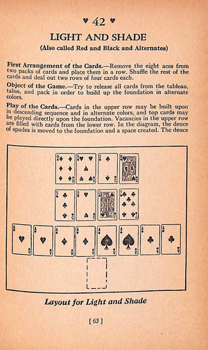 "100 Games Of Solitaire" 1939 COOPS, Helen L.