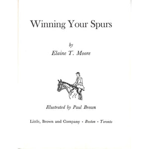 "Winning Your Spurs" 1954 MOORE, Elaine T.