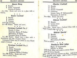 "Burke's Complete Cocktail And Drinking Recipes" 1934 BURKE, Harman Burney
