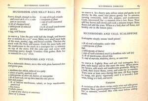 "Mushroom Cooking" 1954 LAPOLLA, Garibaldo M.