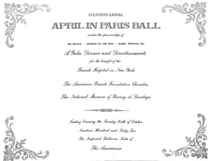 April In Paris Ball 1962
