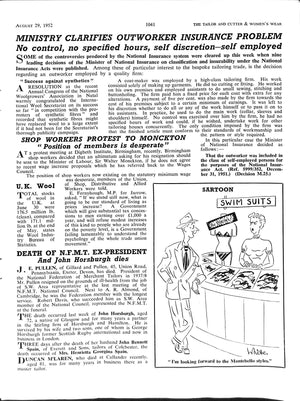 The Tailor & Cutter The Authority On Style And Clothes: August 29, 1952