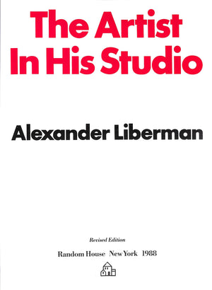 "The Artist In His Studio" 1988 LIBERMAN, Alexander