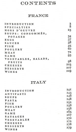 "How To Eat (And Drink) Your Way Through A French (Or Italian) Menu" 1971 BEARD, James