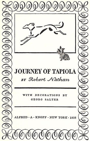 "Journey Of Tapiola" 1938 NATHAN, Robert