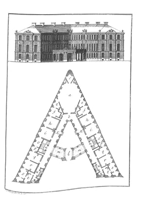 "Architectural Alphabet" 1975 STEINGRUBER, Johann David
