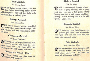 "The Cocktail Book A Sideboard Manual For Gentlemen" 1913 KNOWLES, Frederic Lawrence