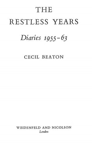Cecil Beaton's Diaries 6 Volumes