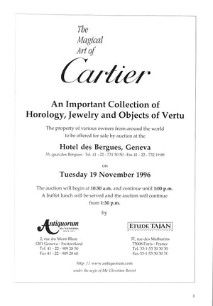 "The Magical Art Of Cartier" 1996
