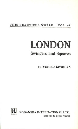 "London Swingers And Squares" 1973 KIYOMIYA, Yumiko