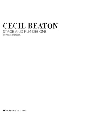 "Cecil Beaton Stage And Film Designs" 1994 SPENCER, Charles