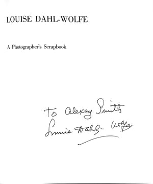 "Louise Dahl-Wolfe: A Photographer's Scrapbook" 1984 DAHL-WOLFE, Louise