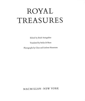 "Royal Treasures" 1968 STEINGRABER, Erich  [edited by]