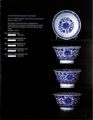 Made In Imperial China 76,000 Pieces Of Chinese Export Porcelain From The Ca Mau Shipwreck, 1725 Sotheby's 2007
