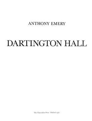 "Dartington Hall" 1970 EMERY, Anthony