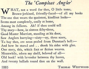 "An Angler's Anthology" 1932 SHEPPERSON, A. B.