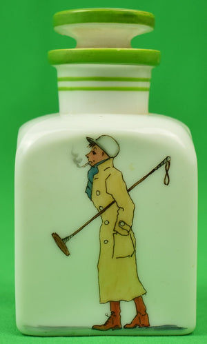 "Set x 3 Cyril Gorainoff 'Polo Player' Vanity Porcelain Jars" (SOLD)