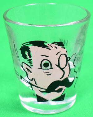 "I Say Jolly What!" Hand-Painted Shot Glass