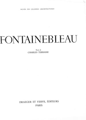 "Fontainebleau" 1951 TERRASSE, Charles