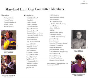 "100 Runnings Of The Maryland Hunt Cup" 1997 WORRALL, Margaret