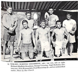 "Surfing: The Sport Of Hawaiian Kings" 1966 FINNEY, Ben R. & HOUSTON, James D.