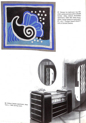"Donald Deskey: Decorative Designs And Interiors" 1987 HANKS, David A. w/ TOHER, Jennifer