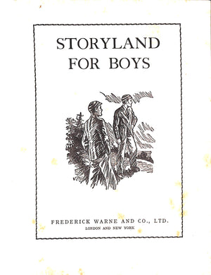 "Storyland For Boys" WEBSTER, F.A.M.