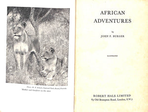 "African Adventures" 1957 BURGER, John F.